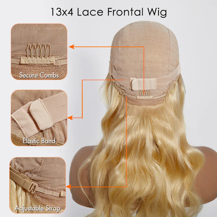 13x4 HD Lace Wig Body Wave 613