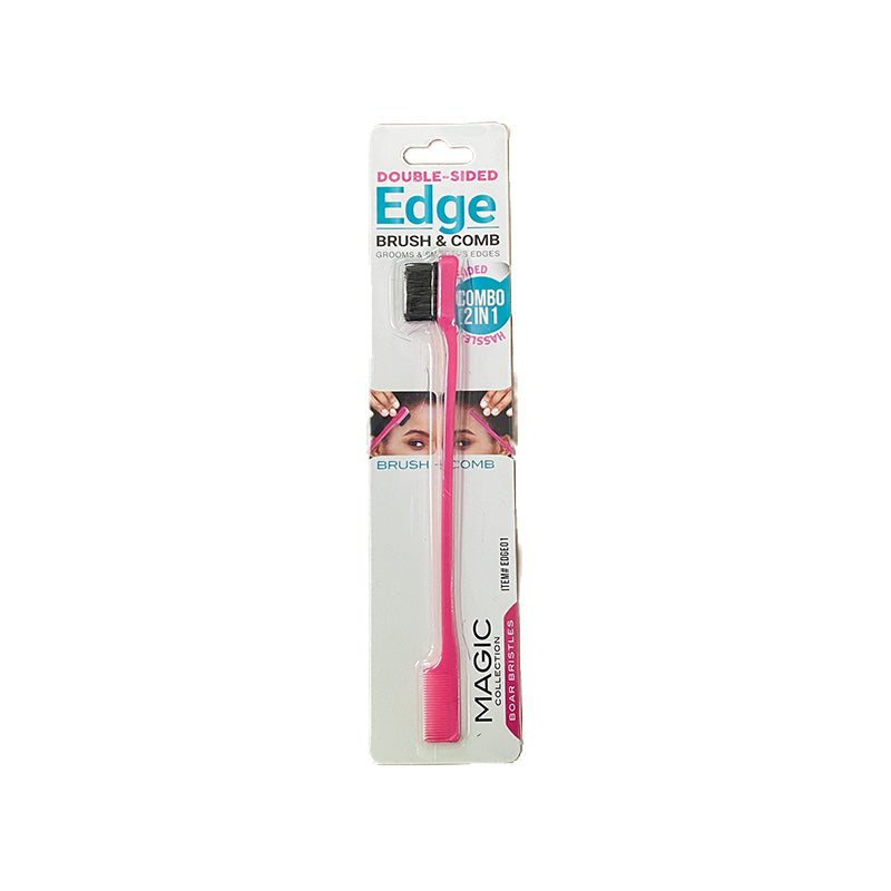 Magic Collection Double Sided Edge Brush & Comb - ontheflyybeautysupply