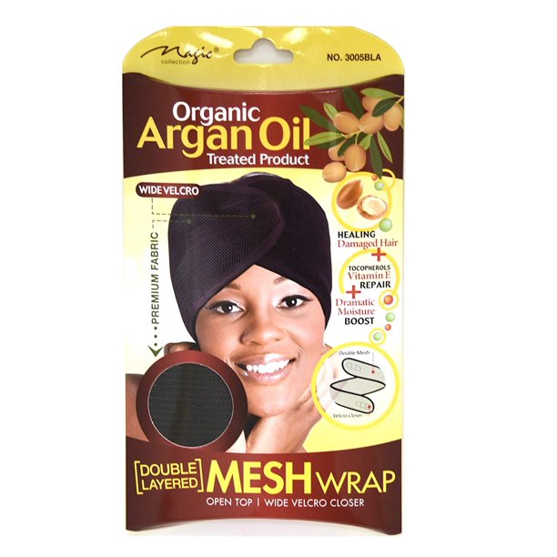 Magic coll organic argan oil mesh wrap no 3006BLA