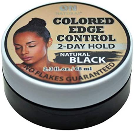 On Natural Colored Edge Control Natural Black - ontheflyybeautysupply